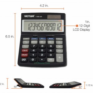 Victor 11803-A Victor  Business Calculator - Easy-to-read Display, Aut