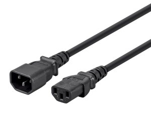 Monoprice 24192 Extension Cord - Iec 60320 C14 To Iec 60320 C13_ 14awg