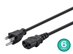 Monoprice 39789 Power Cord - Nema 5-15p To Iec 60320 C13_ 14awg_ 15a18