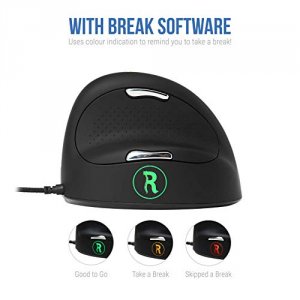 Rgo RGOBRHESMR R-go He Break Mouse, Enomic Mouse, Anti-rsi Software, M