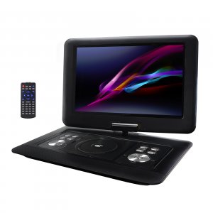 Trexonic ELM-ZEN-GREEN-MOZAIK 14.1 Inch Portable Dvd Player With Swive