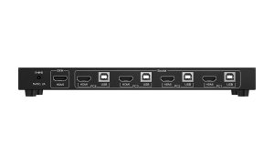 Bzb BG-UHD-KVM41A 4x1 Kvm Switch With Usb2.0 Ports For Peripherals And