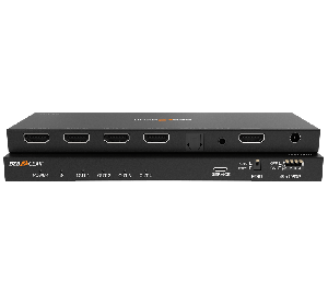 Bzb BG-DA-1X4AS 1x4 4k Hdmi Splitter With Down-scaler Wdigital And Ana