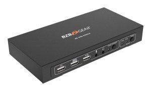 Bzb BG-UHD-KVM21A 2x1 Kvm Switcher With Usb2.0 Ports For Peripherals A