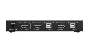 Bzb BG-UHD-KVM21A 2x1 Kvm Switcher With Usb2.0 Ports For Peripherals A