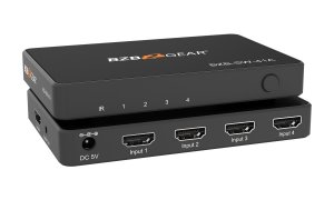 Bzb BZB-SW-41A 4-port 4k 18gbps 60hz Hdmi 2.0 Switcher With Ir Remote 