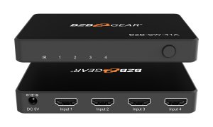 Bzb BZB-SW-41A 4-port 4k 18gbps 60hz Hdmi 2.0 Switcher With Ir Remote 