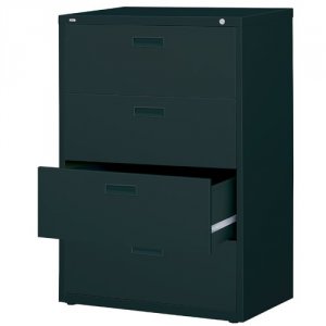 Hirsh 14957 Cabinet,30in 4dr Later,bk