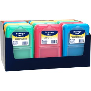 C-line PIL 48500 Storage Box With 3 Compartments - Assorted Tropic Ton