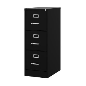 Hirsh 24856 Cabinet,22,3dr,ltr Ver,bk