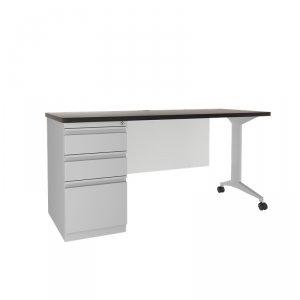 Hirsh 24227 Desk,22,3dr,ltr Vert,sv