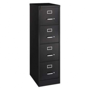 Hirsh 17892 Cabinet,22,4dr,ltr Ver,bk