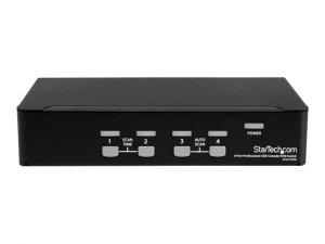 Startech M03008 4 Port 1u Rackmount Usb Ps-2 Kvm Switch With Osd - 4 X