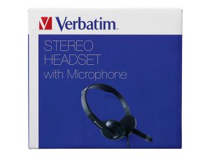 Verbatim SMD 70721 Stereo Headset With Microphone - Stereo - Mini-phon