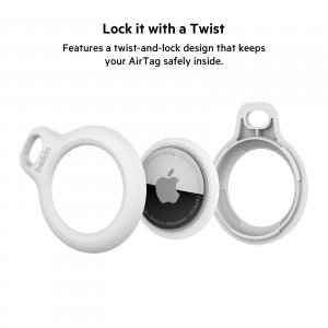 Belkin F8W973BTWHT Secure Holder With Key Ring