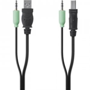 Belkin F1D9022B10T 3.5mm Taa Usbaud Skvm Cbl Usb