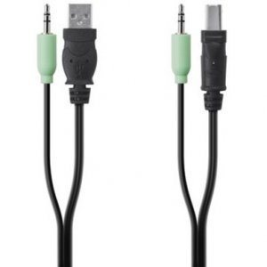 Belkin F1D9022B06T Taa Usbaud Skvm Cbl Usb Ab