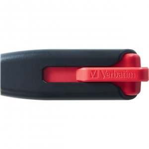 Verbatim 70899 64gb Store 'n' Go V3 Usb 3.0 Flash Drive - 2pk - Red, B