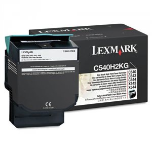 Original Lexmark LEXC540H2KG High Yield Black Toner Cartridge (2500 Yi