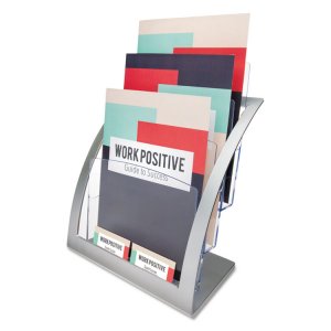 Deflecto DEF 693745 Contemporary Literature Holder - 3 Tier(s) - 13.3 