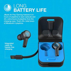 Jlab GEBJBAIRPLAYRBLK82 Go Air Play Gaming True Wireless Earbuds