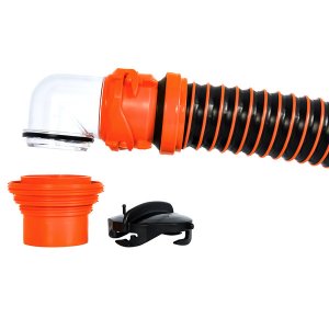 Camco 39867 Rhinoextreme 2039; Sewer Hose Kit W4 In 1 Elbow Caps