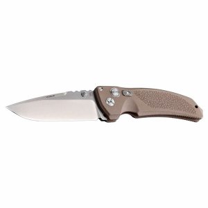 Hogue 34373 Ex03 3.5in Folder Drop Pt Tumb Finish Poly Drk Earth