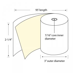 Tst TST3400 Tst Paper 2.25 X 95'