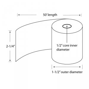 Tst TST3295 Tst Paper 2.25 X 50'