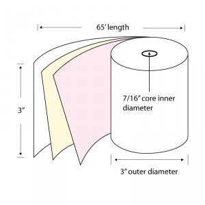 Tst TST3409 Tst Paper 3.0 X 65'