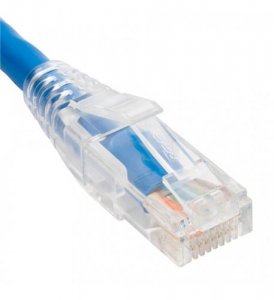 Cablesys ICC-ICPCSP10BL Patch Cord- Cat5e- Clear Boot- 10' Blue