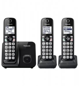 Panasonic 1DM507 Kx-tgd513b Dect 6.0 1.93 Ghz Cordless Phone - Black -