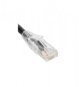 Cablesys ICC-ICPCSP14BK Patch Cord Cat5e Clear Boot 14' Black