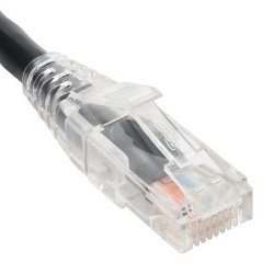 Cablesys ICC-ICPCSP25BK Patch Cord Cat5e Clear Boot 25' Black