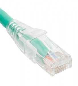 Cablesys ICC-ICPCSP03GN Patch Cord Cat5e Clear Boot 3' Green