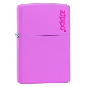 Zippo 238ZL Windproof Lighter Pink Matte With  Logo