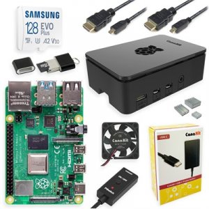 Raspberry PI4-1GB-EXT128EWF-C4-BLK-1 Pi 4 1gb Extreme Kit   128gb