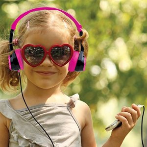 Jlab JK2-BLKPNK-RTL Jbuddies Folding Wired Kids Headphones