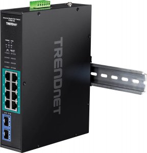 Trendnet TI-PGM102 10-port Industrial Gigabit Poe+ Din-rail Switch -20