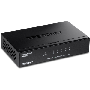 Trendnet TEG-S51 5-port Gigabit Switch W Metal Case