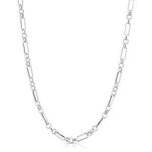 Eklexic NCSMLC20S Silver Small Multi Link Chain (pack Of 1)