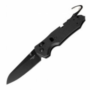 Hogue 34779 Trauma 3.5in 1st Resp Folder Sheepfoot Blk Fin G10 Blk