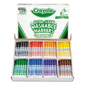 Crayola 588208 Marker,washab,1pk-192,ast