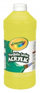 Crayola CYO 204016830 Portfolio Series Acrylic Paint - 16 Fl Oz - 1 Ea