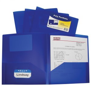 C-line 33955 Folder,two-pocket,poly,be