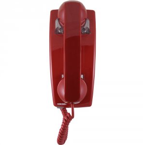 Viking VK-K-1900W-IP-RED Classic Voip Wall Phone With Auto Dialer, Red