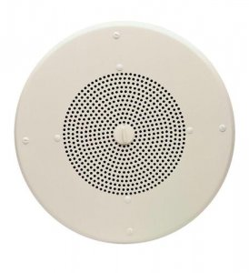 Valcom VC-VC-1060A Round 8in. In. Inch Talk-back Analog Ceiling Speake