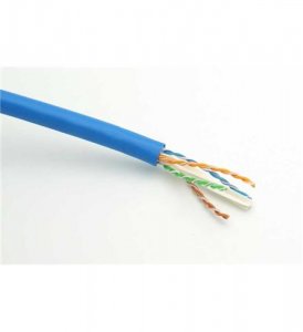 Wavenet WAV-CAT6A-PLEN-BL Cat6a Plenum Blue 6a04upbl2