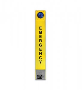 Viking VK-E-1600-BLTIPEWP Voip Ada Compliant Yellow Emergency Tower Ph