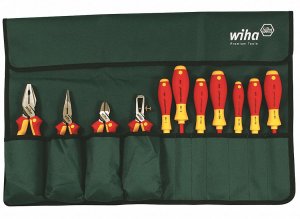 Wiha 32986 Wiha 11 Pc Insulated Industrial Pliers And Screwdriver Set